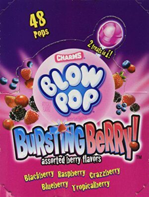 Charms Bursting Berry Blow Pops 48ct